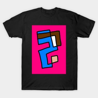 Abstract Modern Art Shape in the Style of Mondrian T-Shirt
